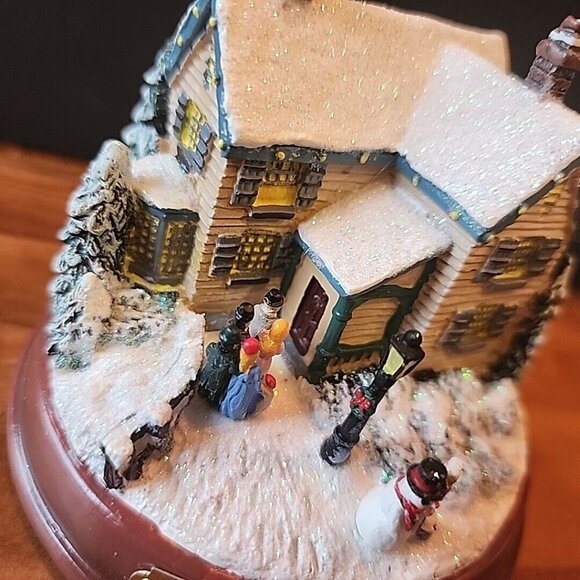 Hawthorne‎ Village Holiday Caroling Thomas Kinkade Season of Enchantment EUC - Picture 3 of 11